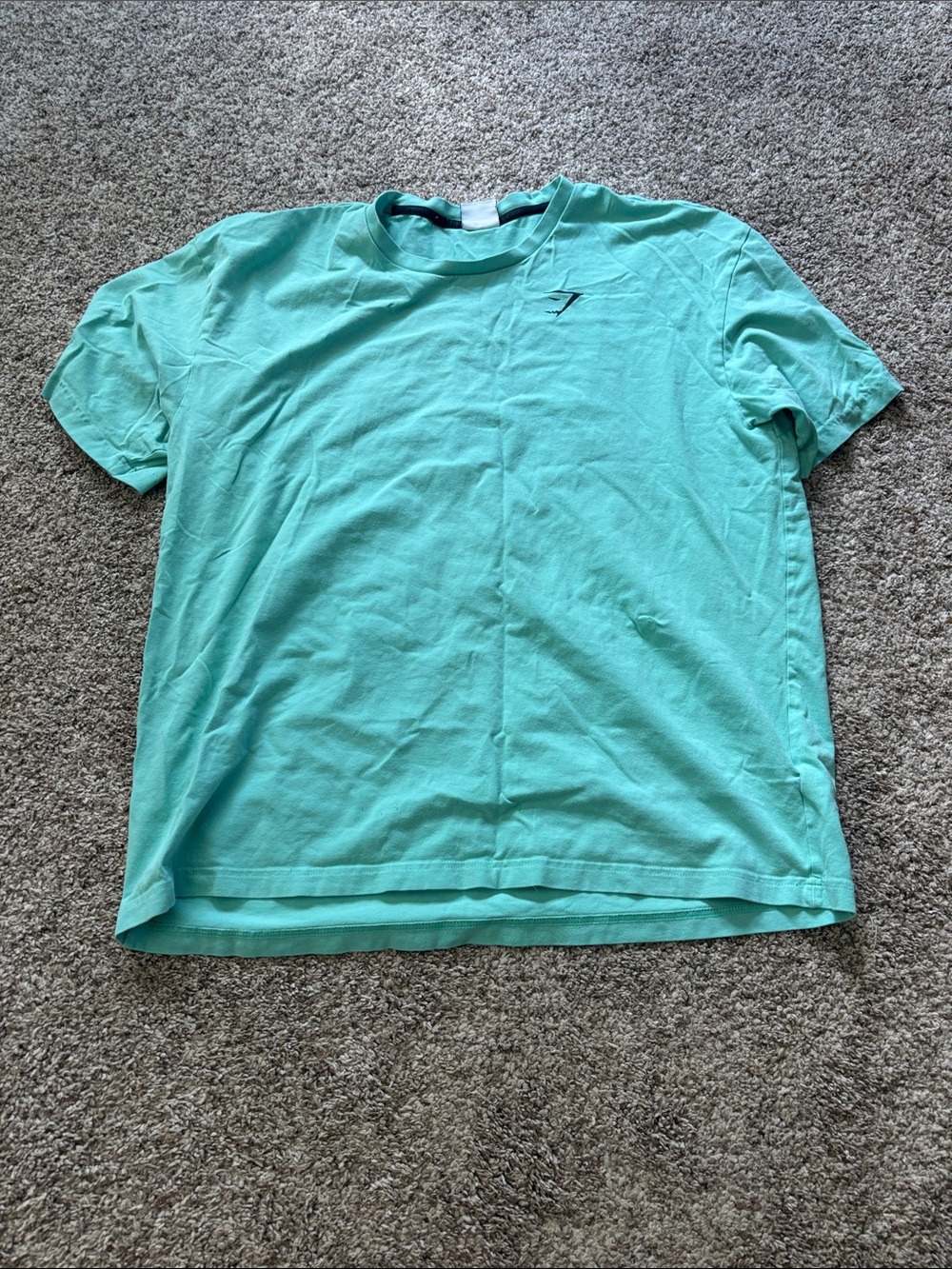 Gymshark Men’s Teal Crew Neck Short Sleeve Tee